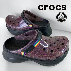 Crocs Classic Bae Pride Translucent Glitter Clog - Firm Price